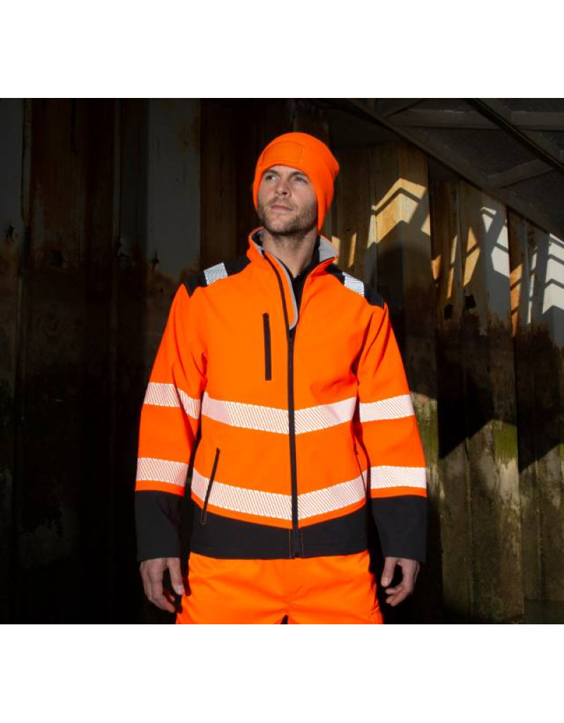 Jacketa subțire de lucru cu elemente reflectorizante